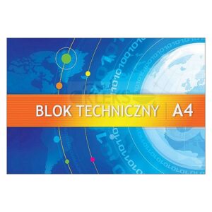 Blok techniczny A4 - BIAŁY