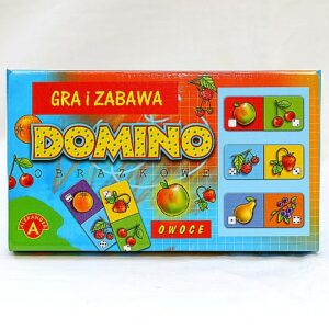 GRA domino - domino obrazkowe - OWOCE