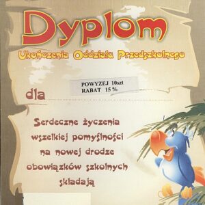 DYPLOM - Dla przedszkolaka