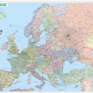 Mapa Europy - MAPA POLITYCZNO DROGOWA 140 x 100cm