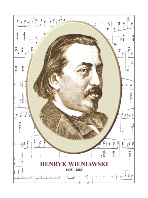 Henryk Wieniawski – tablica portret 50 x 70cm