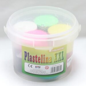 Plastelina XXL 8 kolorów - KOMA PLAST