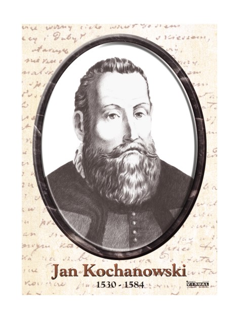 Jan Kochanowski – tablica portret 50 x 70cm