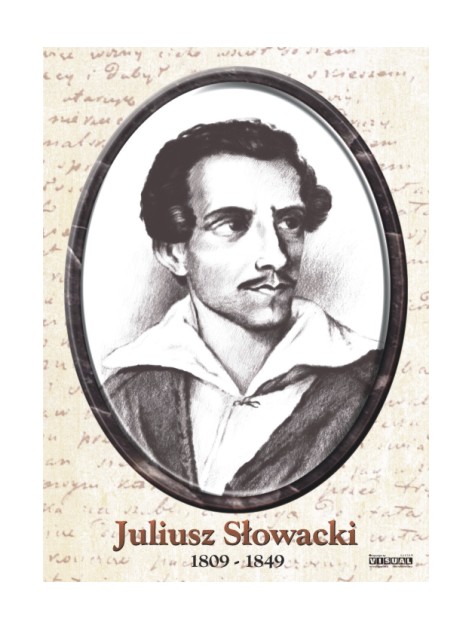 Juliusz Słowacki – tablica portret 50 x 70cm