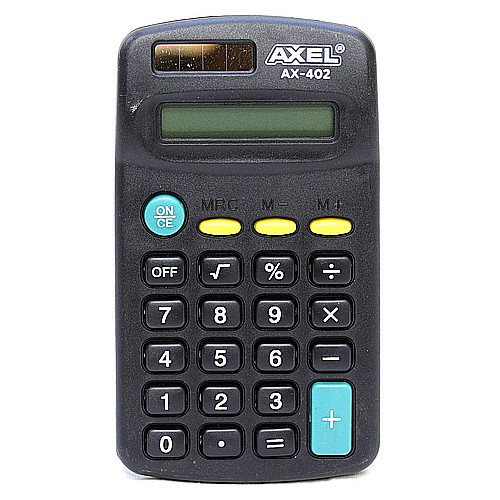 Kalkulator 8 miejscowy, MAŁY - AX-402 AXEL