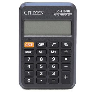 Kalkulator 8 miejscowy, MAŁY - LC110NR - CITIZEN