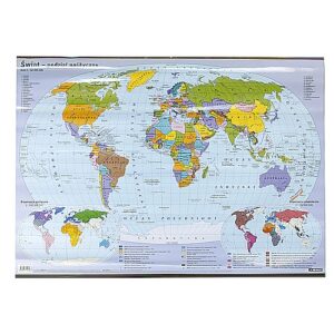 Mapa Świata - POLITYCZNA 49.5x68cm