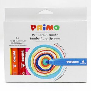 Flamastry pisaki zmywalne - 12 kolorów - Primo