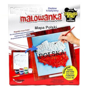 Zestaw kreatywny malowanka - Mapa Polski