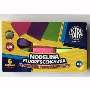 Modelina fluorescencyjna - 6 kolorów - ASTRA