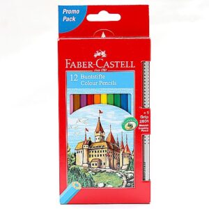 Kredki ołówkowe 12 kolorów + ołówek - Faber-Castell