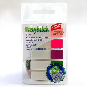 Zakładki indeksujące - 5 kolorów - EasyStick