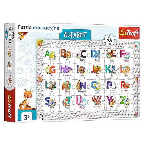kleks puzzle alfabet trefl 01