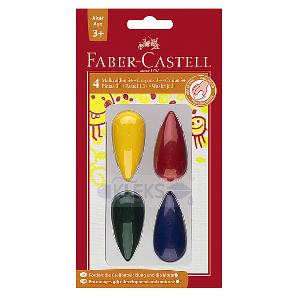 Kredki świecowe dla maluchów +3 - Faber Castell