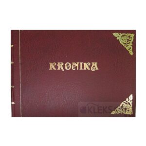 Kronika księga pamiątkowa 200 kart A3 - BORDO - POZIOMA