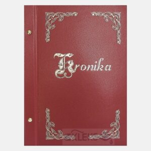 Kronika księga pamiątkowa 100 kart B4 - CZERWONA - PIONOWA