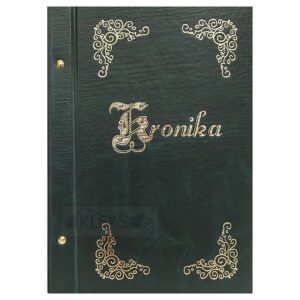 Kronika księga pamiątkowa 100 kart B4 - ZIELONA - PIONOWA