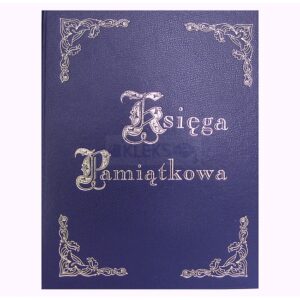 Kronika księga pamiątkowa 100 kart B4 - GRANATOWA - PIONOWA