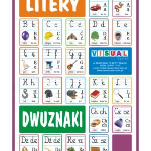 Plansze edukacyjne - Polskie litery i dwuznaki