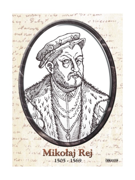 Mikołaj Rej – tablica portret 50 x 70cm
