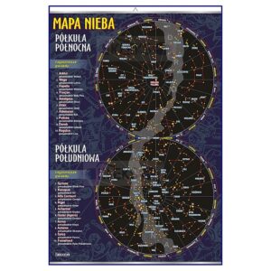 Mapa nieba - Tablica edukacyjna 70x100 cm