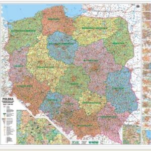 Mapa Polski - MAPA ADMINISTRACYJNO DROGOWA