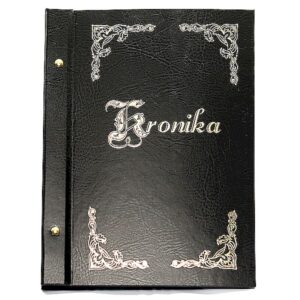 Kronika księga pamiątkowa 100 kart B4 - CZARNA - PIONOWA