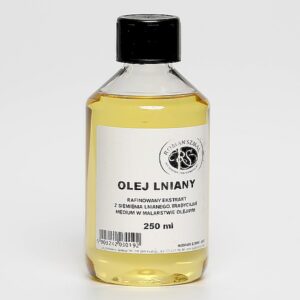 Olej lniany do farb olejnych rafinowany - 250ml