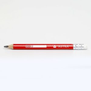 Ołówek z gumką trójkątny do nauki pisania - ASTRA