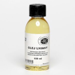 Olej lniany do farb olejnych rafinowany - 150ml