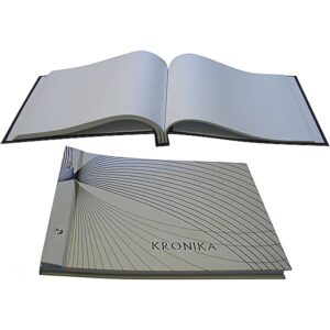 Kronika Księga pamiątkowa malowana 100 kart format B4 (345x255mm) - POZIOMA - BEŻOWA