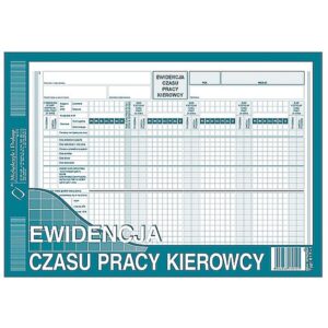 EWIDENCJA CZASU PRACY KIEROWCY - 817-1