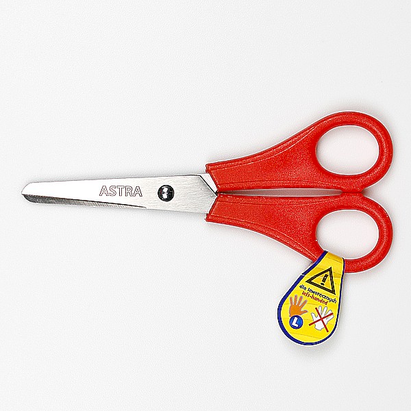 Nożyczki szkolne dla leworęcznych - Długość 13cm - ASTRA