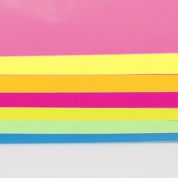 Zeszyt kolorowych papierów - FLUO - Format A5