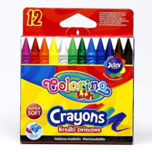 Kredki świecowe - 12 kolorów - Colorino Kids