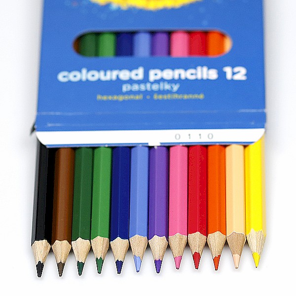 Kredki ołówkowe sześciokątne - 11 kolorów - KOH-I-NOOR
