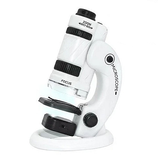 Mikroskop szkolny dla dzieci - Mikroskop z przystawką do telefonu