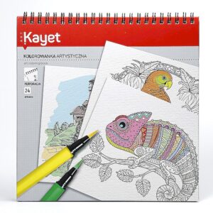 Kolorowanka relaksacyjna dla dorosłych - 24 arkusze - Art Kayet